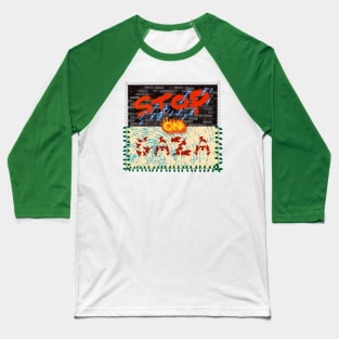 STOP BOMBING ON GAZA Baseball T-Shirt